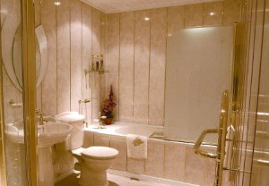 Фото отделки ванной комнаты панелями ПВХ